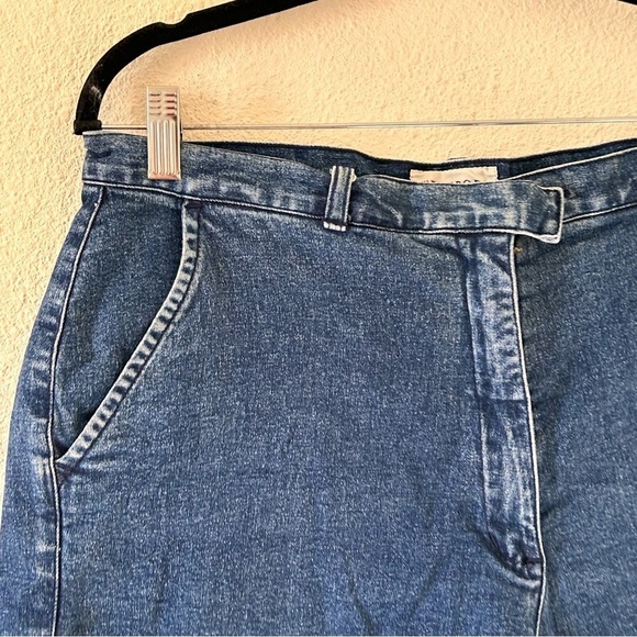 West Port Denim Women Shorts 14 High Waist Stretch Summer Vacation Beach - Picture 3 of 6